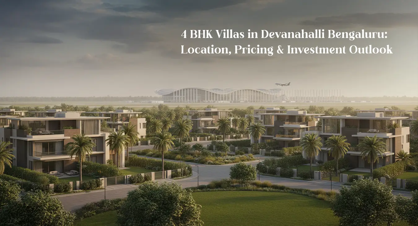 Luxury 4 BHK villas in North Bangalore with premium design and gated community living