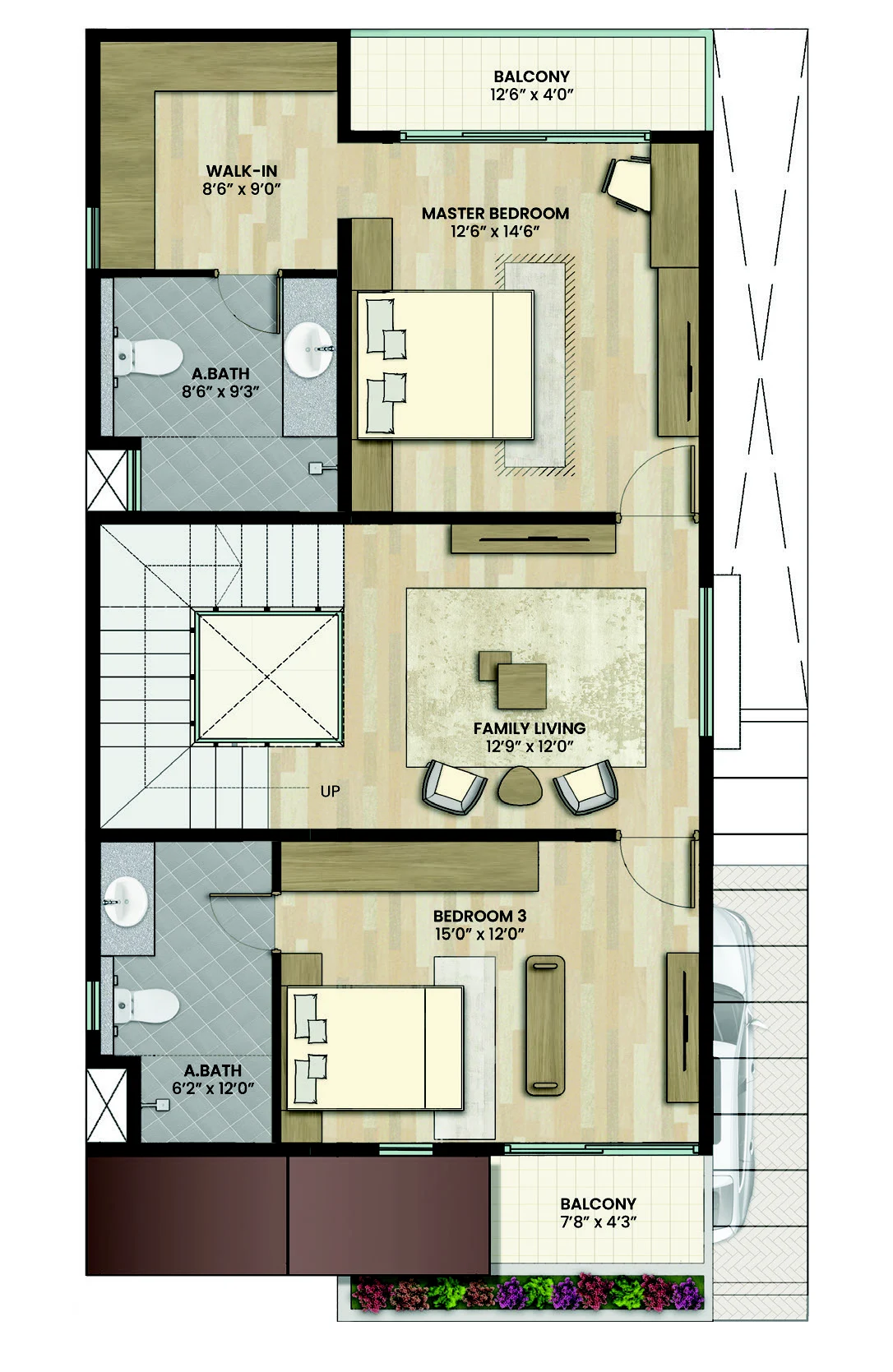 East Facing First Floor